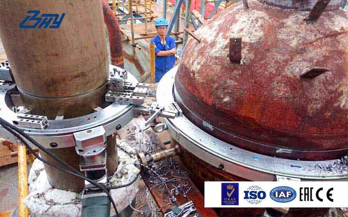 高性能の場所の油圧管の切断そして斜角が付く機械